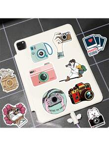 50張相機圖案貼紙 - 彩色 - 查看 4