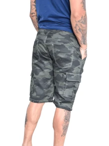 Men Shorts - 灰色 - 查看 9