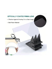 1入組亞克力手機繪圖反光板,幫助您在手機上學習和素描 - 無色 - 查看 5