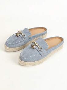 European And American Style Increased Platform Peep Toe Slippers For Women, Spring/Summer 2024 New Slouchy No-Heel Thick-Soled Shoes