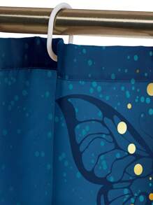 1 tấm rèm tắm cách nhiệt chống thấm nước bằng polyester hình bướm phong cách Bohemian, trang trí nhà cửa, có 12 móc; hoặc 4 tấm thảm phòng tắm bằng mút hoạt tính chống trượt dày 1,3cm, dùng để trang trí phòng tắm, sử dụng cho mọi tình huống, trang trí phòng tắm mùa thu, trở lại trường học - Nhiều màu - Xem 8