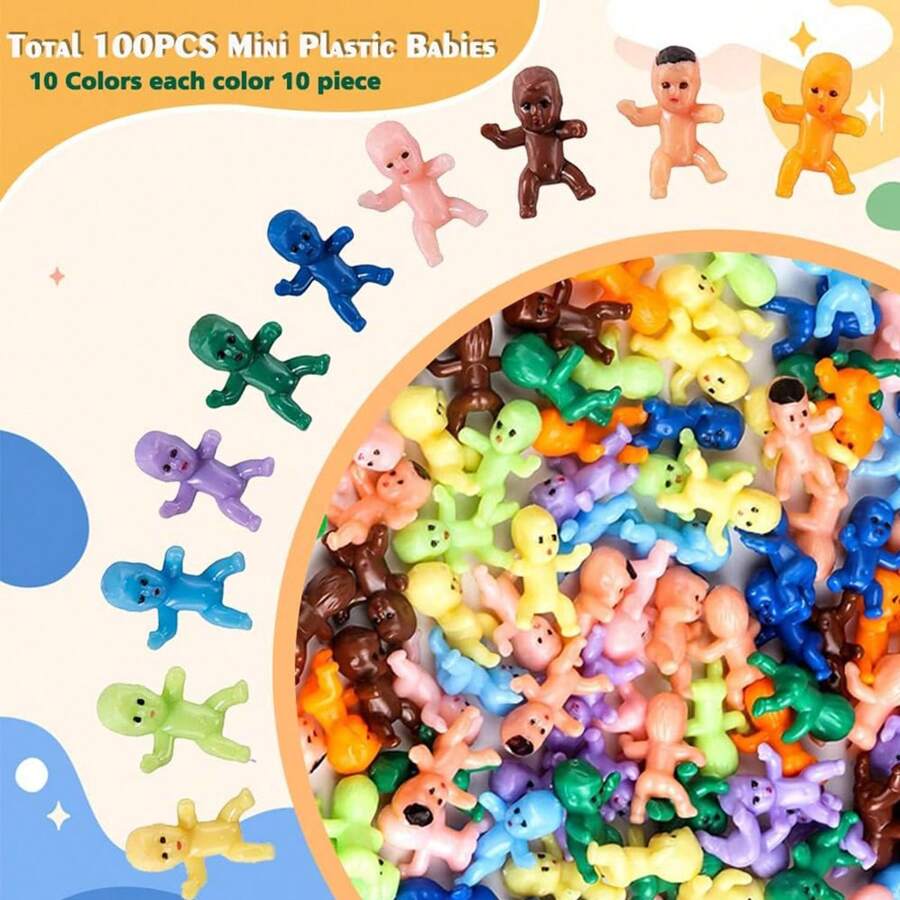 100 Pcs Mini Plastic Babies Creative Small Baby Figurines For Party Decorations B13dc831 2550 4fa8 82e0 6e4de7743794.6ff27fd2891eaead9859d5a75d132d28