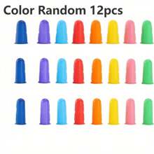 熱熔膠槍手指保護套,12件,矽膠手指保護套,矽膠套指套,熱熔膠手指保護套,手指保護套 - 彩色 - 查看 1