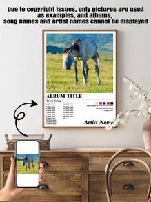 1 pièce Affiche d'album personnalisée | Affiche de couverture d'album minimaliste, impression musicale, peinture sur canevas personnalisée, impression d'album, décoration murale, cadeau pour lui, cadeau pour elle, cadre en option, Slow Summer Living