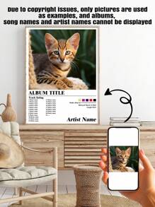 1 pièce Affiche d'album personnalisée | Affiche de couverture d'album minimaliste, impression musicale, peinture sur canevas personnalisée, impression d'album, décoration murale, cadeau pour lui, cadeau pour elle, cadre en option, Slow Summer Living