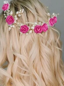 10/30/50入組3.5公分人造玫瑰花頭,泡沫假玫瑰花,無莖假花大宗購買,適用於diy手工藝品製作、蛋糕裝飾、情人節、婚禮、淋浴花束、桌上花藝裝飾等場合