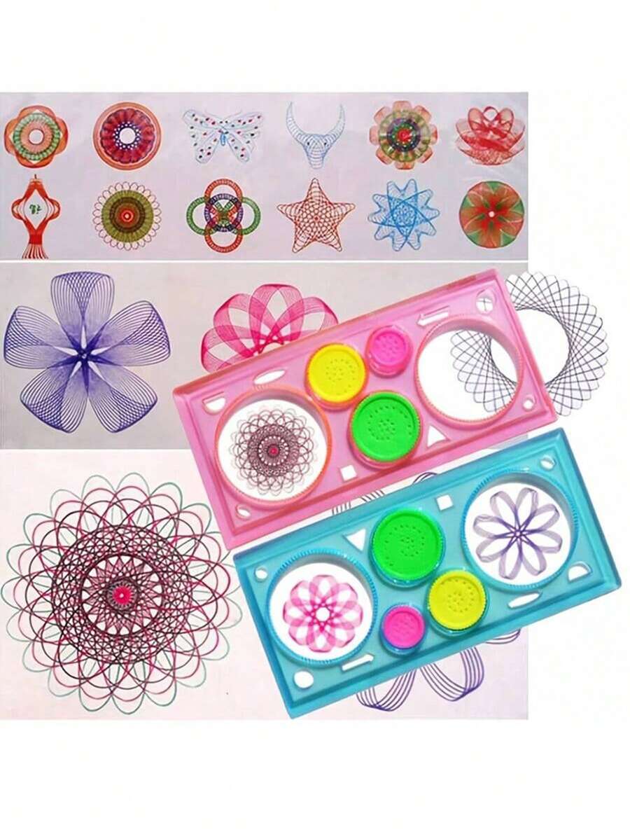 Creative Multifunctional Drawing Tool Set Including Magic Ruler