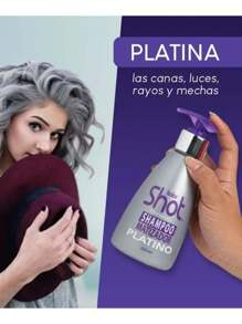Shampoo Matizador Plata Cabello Platinado Kolor Shot 250