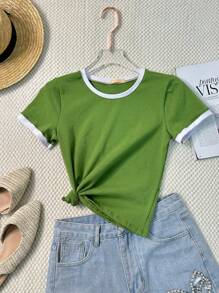 Women T-Shirts - 綠色 - 查看 2