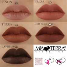 PAQUETE DE 5 LABIALES INDELEBLES LIQUIDOS GAMA CAFÉ - GAMA CAFÉ - Ver 2
