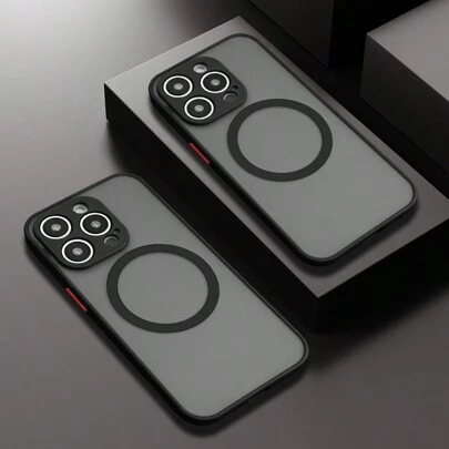 Aunote 1 黑色、红色、蓝色、绿色和橄榄色防震防摔哑光磨砂亲肤磁性无线充电手机壳，兼容 iPhone 11/11 Pro/11 Pro Max、iPhone 12 Mini/12/12 Pro/12 Pro Max、iPhone 13/13 Mini/13 Pro/13 Pro Max、iPhone 14/14 Pro/14 Plus/14 Pro Max。男女通用。