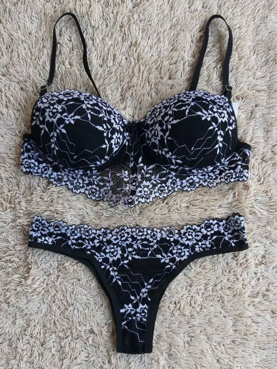 Women Bra & Panty Sets - 白色 - 查看 1