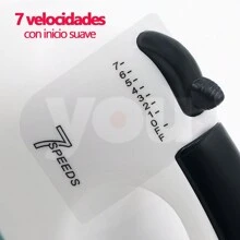 Batidora De Pedestal Y Mano Inmersion 7 Velocidades 250w You - Rojo - Ver 4