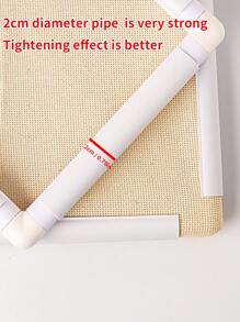 1 件白色十字繡刺繡箍,堅固,2 公分厚管,耐用品質,多種尺寸可選 - 彩色 - 查看 4