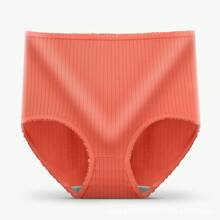 8pz Calzones Algodón Sin Muffin Top Cintura Alta Para Dama - Multicolor - Ver 3