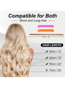21pcs Spiral Curling Iron Hair Salon Professional Tools No Hot Curling Iron No Hot Curling Iron No Hot Curling Tools Elastic Hair Rope High-End Knotted Elastic Hair Accessories High Ponytail Hair Band Ladies Elastic B And High Elasticity Suitable For Daily Wear Casual,Pink Accessories ,Hair Styling Tools