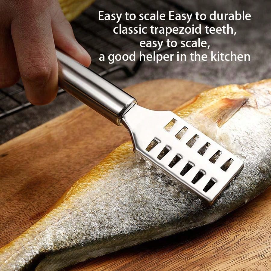 2 Pieces Of Stainless Steel Multifunctional Scale Scraper, Fish Scale