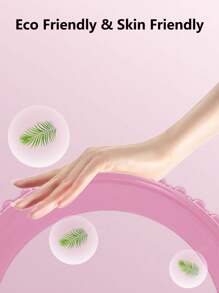 peipo 1pc Pink Massage Yoga Wheel For Back And Shoulder Exercises Muscle Relaxation Balance Training Pilates - Pink - View 7