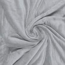 Cobija Individual De Cama Frazada Para Dormir Cobertor Decorativo Ultra Suave Premium Colores Lisos - Gris Claro - Ver 4