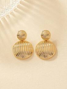 1 para Modny & Wszechstronny Geometryczne Kolczyki