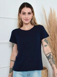 Women T-Shirts - Màu xanh hải quân - Xem 2
