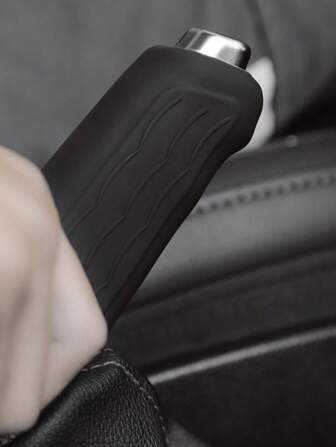 1pc Black Car Handbrake Gear Shift Cover