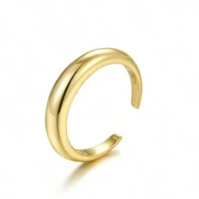 Minimalist Silver Cuff Ring
