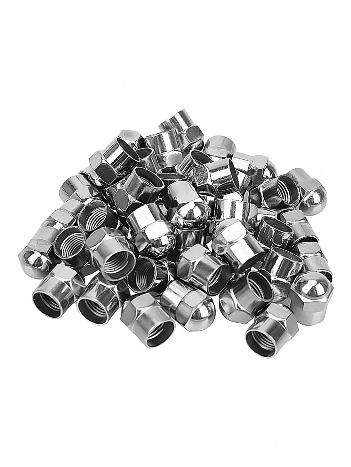 Airtight Cover 100pcs Car Wheel Tire Valve Stem Cap Accessories Plastic