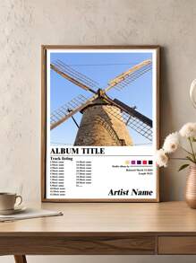 1 pièce Affiche d'album personnalisée | Affiche de couverture d'album minimaliste, impression musicale, peinture sur canevas personnalisée, impression d'album, décoration murale, cadeau pour lui, cadeau pour elle, cadre en option, Slow Summer Living