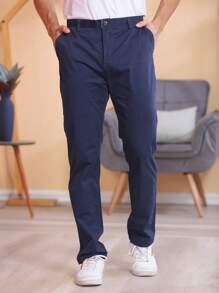 Men Pants - Màu xanh hải quân - Xem 2