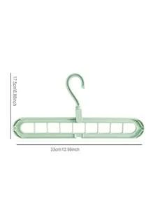 5pcs Multi-functional 9-hole Clothes Hanger, Rotation Closet Organizer Random Color Delivery - Multicolor - View 9