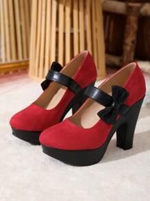 2023 Nuevos Zapatos De Mujer Con Tacones Altos Y Plataforma Impermeables Con Bloques De Color