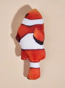 1pc Simulation Fish Cat Toy Stuffed Toy For Pet Self-Entertainment - Multicolor - View 9