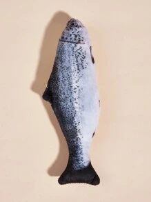 1pc Simulation Fish Cat Toy Stuffed Toy For Pet Self-Entertainment - Multicolor - View 8