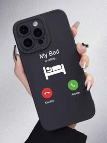 1 件睡眠圖案黑色天使眼噴砂手感全保護防塵防水tpu 手機殼適用於iphone7/8/11/12/13/14/15/x/xr/xs/plus/pro/pro Max/se3/mini系列 - 黑色 - 查看 6