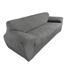 CUBRE SALAS ELASTICO FIT 3 PIEZAS - Gris Claro - Ver 4