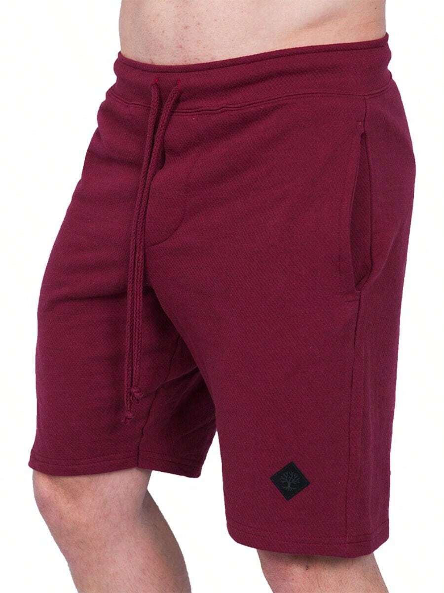 Men Shorts - Maroon - View 1