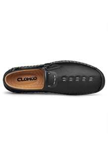 CLOHOO Clohoo Brand Exclusive Handmade Shoes With Rubber Sole, Breathable Soft Bottom Casual Men's Shoes, Comfortable Walking Shoes, Moccasin Work Shoes