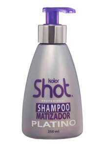 Shampoo Matizador Plata Cabello Platinado Kolor Shot 250