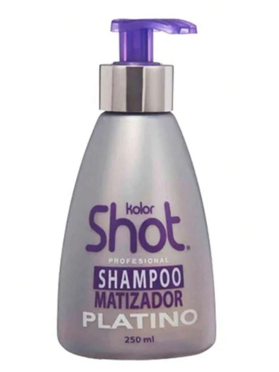 Shampoo Matizador Plata Cabello Platinado Kolor Shot 250