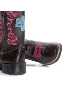 Women Mid-Calf Boots - 咖啡棕 - 查看 5