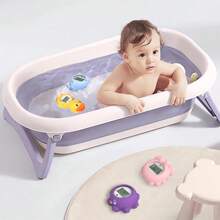 Bath Shower Lcd Display Baby Water Thermometer With Whale, Crab, Rubber Duck, Octopus Shape - Purple - View 8