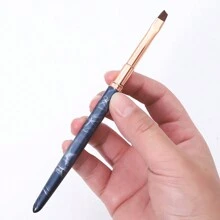 1支哥德瑪瑙紋指甲刷凝膠刷，適用於美甲，亞克力UV凝膠擴展筆指甲油繪畫刷 - 彩色 - 查看 3