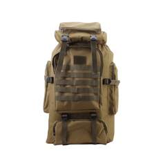 1PC 80L Water-Proof Camo Backpack Hiking Camping Backpack Travel Rucksack Outdoor Sports Climbing Bag Travel Backpack Backpack Fishing Valentines Gifts College Bag Thanksgiving Holiday Computer Large Capacity Travel Multifunctional Outdoor Water-Proof Camping Hiking Student Multi-Functional Portable Fashionable Casual Vacation Funny Gifts Christmas Side Bags Satchel Bag Hip Bag Travel Essentials School Bag Travel Bag Gym Bag Sports Bag Summer Brown Bag Back To School Beach Bag Laptop Case The Sporty Life Summer Bag Springbreak Men Bag Pack Hiking Bag Weekend Bag Backpacks Travel Must Haves Large Bag Step Into Spring Vintage - Brown - View 4