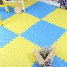 1塊爬行/運動用泡沫地墊,防滑墊加厚嬰兒爬行墊,適用於客廳和瑜珈支撐墊 - 綠色 - 查看 4