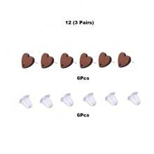 20/100/200pcs Diy Wooden Circle Heart Turtle-Back Leaf-Shaped Earrings Hooks And Connectors For Party Wedding Gift Making