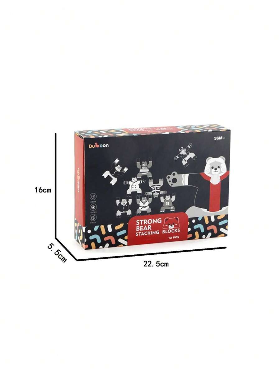 Bear Stack Balance Toy With Multiple Play Methods For Exercise