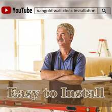 1pc Diy Simple 3d Wall Clock, Ideal Gift For Living Room Decoration - Gold - View 2