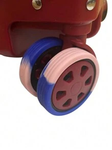 8 件裝行李箱矽膠輪保護器減少噪音旅行行李箱輪蓋腳輪套腳輪腳輪鞋行李箱配件