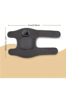 1入組帶加熱墊的膝蓋按摩器,適用於膝蓋、肩膀、肘部關節疼痛緩解,便攜式且全年適用於家庭和旅行之中